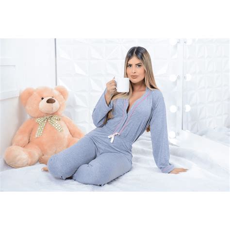 Pijama De Frio Americano Beth Lingerie