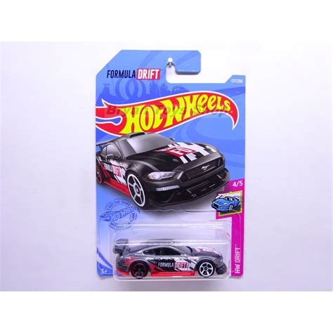 Hitam Hot Wheels Custom Ford Mustang Gt Black Tampo Formula Drift Shopee Malaysia