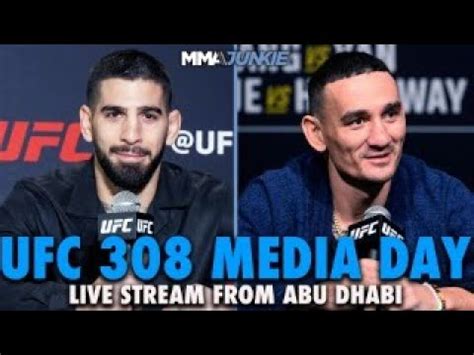 UFC 308 Topuria Vs Holloway Media Day Live Stream MMA Video