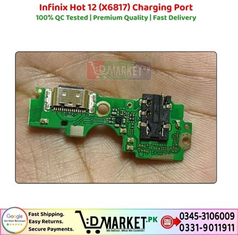 Infinix Hot X Charging Port Price In Pakistan
