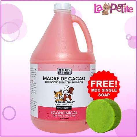 Lkj Prolific Tails Madre De Cacao Shampoo Raspberry Scent Gallon Anti