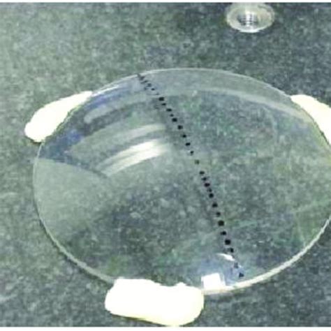 aspherical lens prototype  scientific diagram