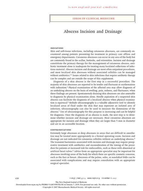abscess incision  drainage  wound medical specialties
