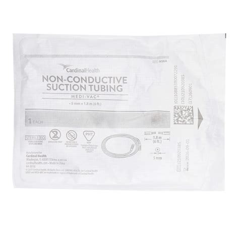 Cardinal Health Medi-Vac Clear Nonconductive Sterile Tubing
