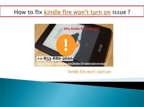 Ppt Kindle Fire Wont Turn On How To Fix Powerpoint Presentation