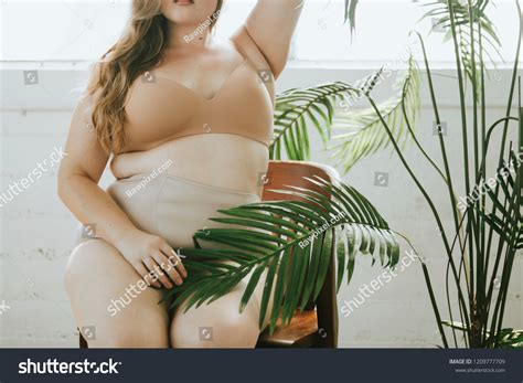 Beautiful Confident Plus Size Woman Nude Stock Photo Shutterstock
