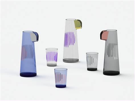 Espaces Du Design Carafes Beak Et Parrot Tomas Kral Pour Nude Glass Tomaskral Ch Nudeglass