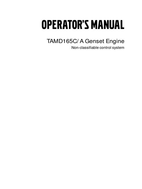 tamd    diesel engine engines