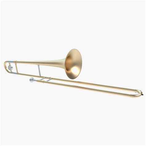 Trombone Mod Le D Ds Blend Dae Fbx Obj Max Free D