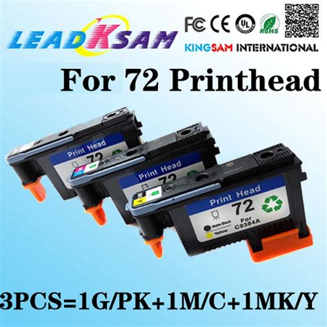 3x compatible for HP 72 printhead for HP72 C9380A C9383A C9384A ...