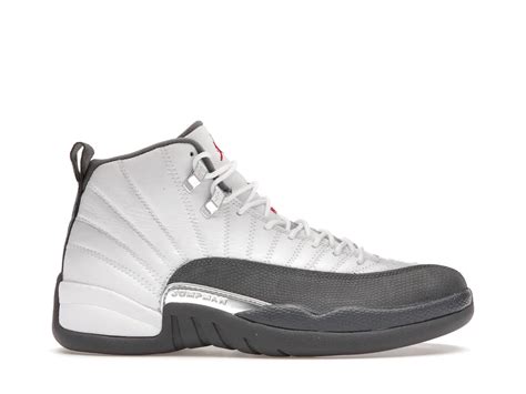 Jordan 12 Retro White Dark Grey Men's - 130690-160 - US