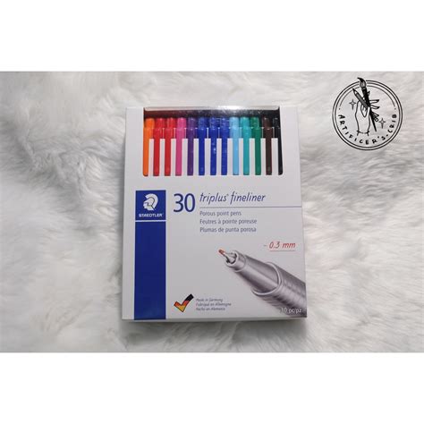 Staedtler Triplus Fineliner Pens 0 3 By 30s Shopee Philippines