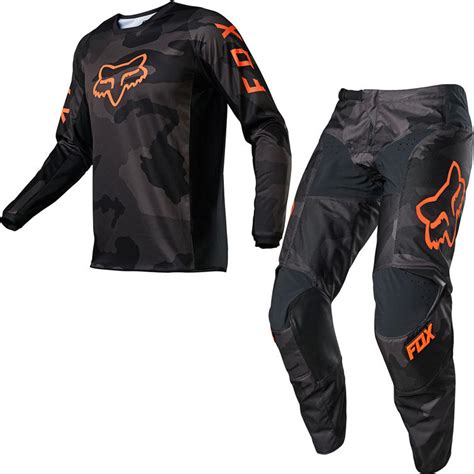 Fox Racing Youth Trev Motocross Jersey Pants Black Camo Kit