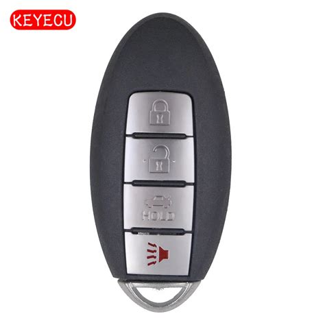 Keyecu Keyless Go Smart Remote Car Key 4 Button Fob 433 92MHz ID47 Chip