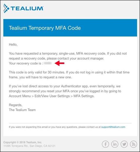 multi factor authentication mfa security tealium docs