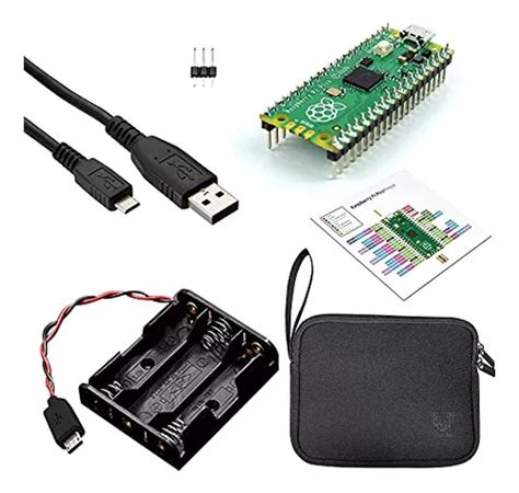 Kit Básico De Inicio Vilros Raspberry Pi Pico Con Cabezal Meses sin