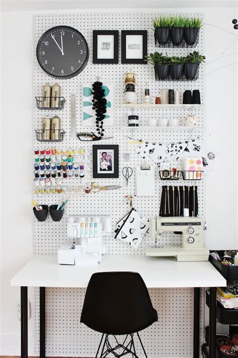 10 Ways To Use Pegboard In Your Craft Room Scrap Booking