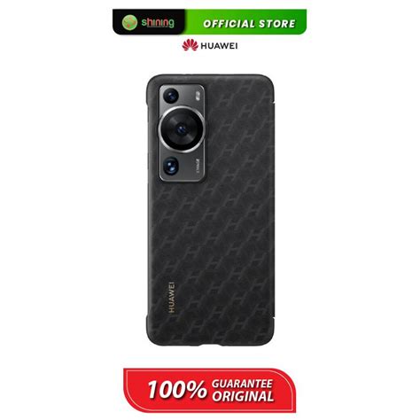 Huawei P60 P60 Pro Smart View Flip Cover Black