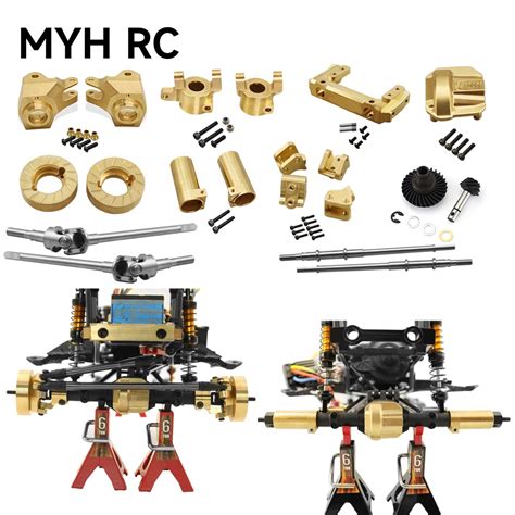 Myhrc Ar Axle Brass Counterweight Set Steering Knuckles Carriers