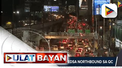 Trapiko Sa Ilang Bahagi Ng EDSA Mabagal Na Mga Nasiraang Sasakyan