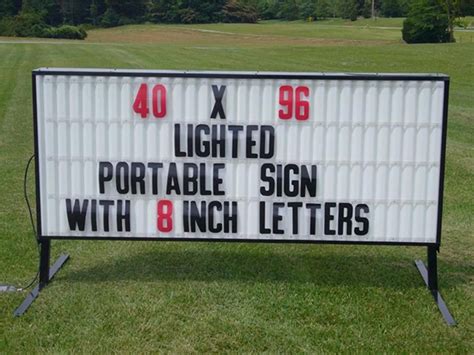 Changeable Letter Marquee Signs Southern Maryland Sign Designs