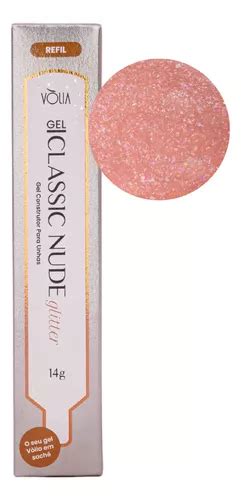 Refil Gel Lan Amento Classic Nude Glitter G V Lia Parcelamento Sem Juros