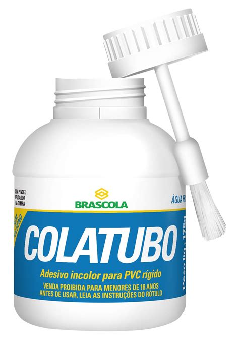 Cola Tubo para PVC Rígido Aplicador 175g Brascola Armo Shop