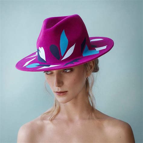 Hats By Laura Apsit Livens · Miss Moss Artistic Fedora For Spring