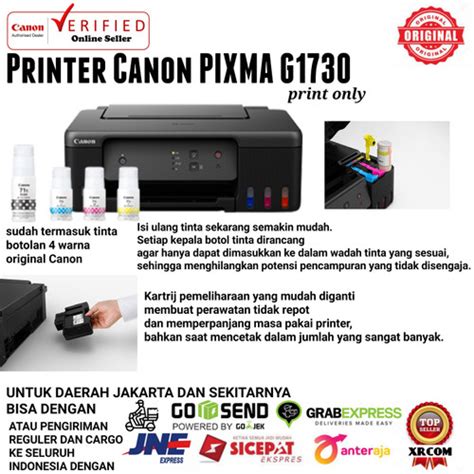 Jual Printer Canon G1730 Jakarta Utara Xrcom Tokopedia