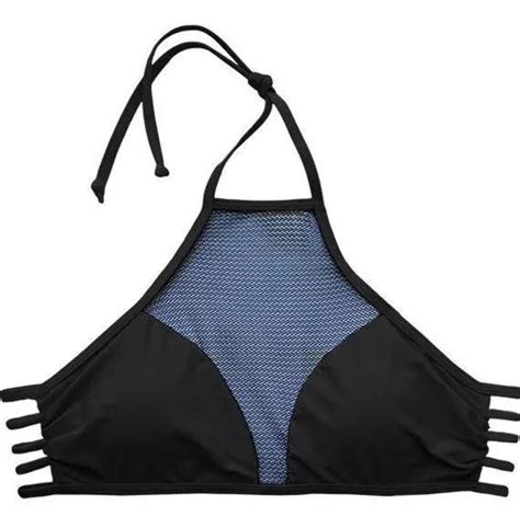 Bikini Estilo Sostén Con Transparencia Negro Envío gratis