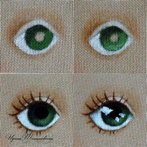 Примеры росписи кукольных лиц | all Dolls | แต่งหน้าตุ๊กตา, ตุ๊กตาถุง ...