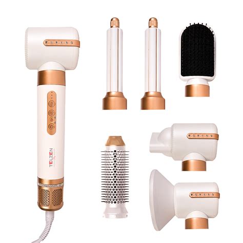 TELZEN Фен стайлер 7 в 1 профессиональный для укладки волос купить по ...