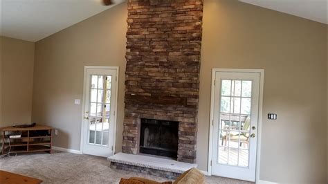 Grey Stone Veneer Fireplace – Fireplace Guide by Linda