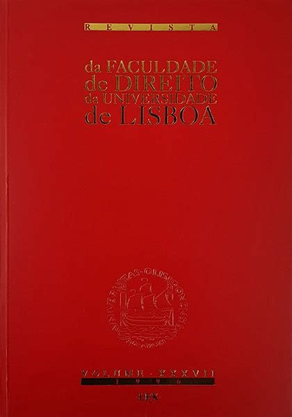 Revista Da Faculdade De Direito Da Universidade De Lisboa Volume