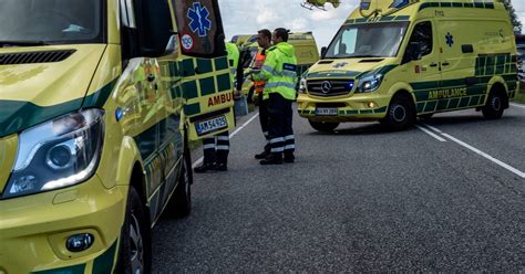 Motorcyklist Er Afg Et Ved D Den Efter Ulykke I Stjylland Jyllands