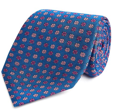 Ede And Ravenscroft Ede And Ravenscroft Flower Twill Woven Silk Tie