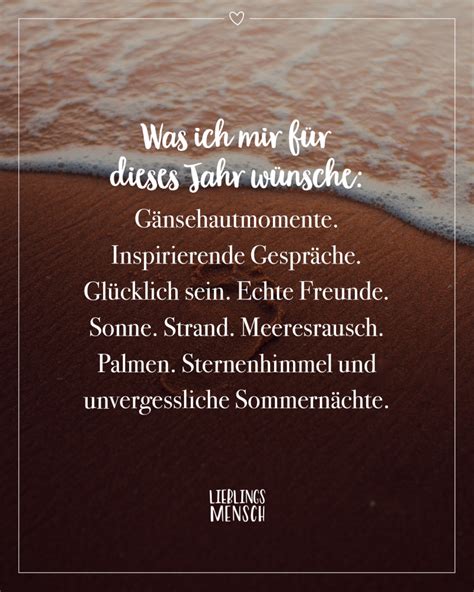 Was ich mir für dieses Jahr wünsche Gänsehautmomente Inspirierende