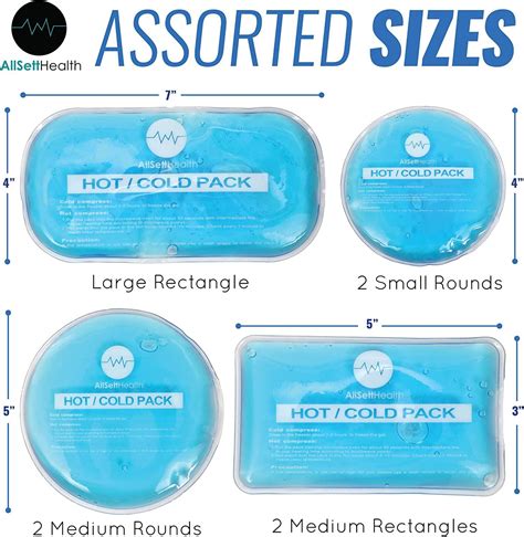 Reusable Hot And Cold Gel Ice Packs For Injuries Pack Cold Compress Fast Relief For Pain