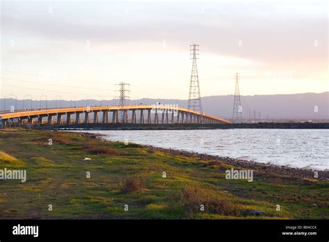 The Dumbarton Bridge San Francisco Bay Area Stock Photo Alamy