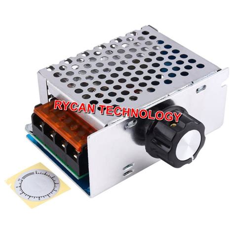 Jual Dimmer Ac 10 220v 4000w Untuk Pengatur Kecepatan Motor Listrik Di