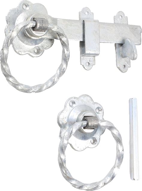 Gatemate Ring Gate Latch Galvanised 7 178mm Uk Diy And Tools