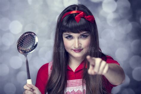 Brunette Housewife Stock Image Image Of Lifestyle Healthcare