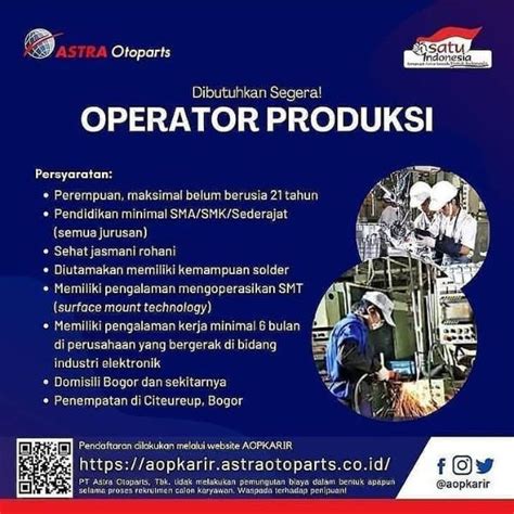 Lowongan Operator Produksi Homecare