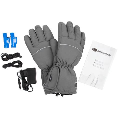 Перчатки с подогревом Pekatherm, серые | Процвет