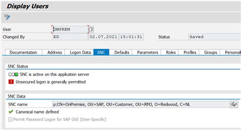 Sap Snc Component · Redwood Documentation