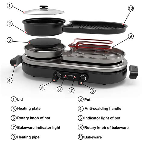 Buy Hot Pot Electric With Grill Griddle Indoor Grill In Korean Bbq Grill Shabu Shabu Hot Pot