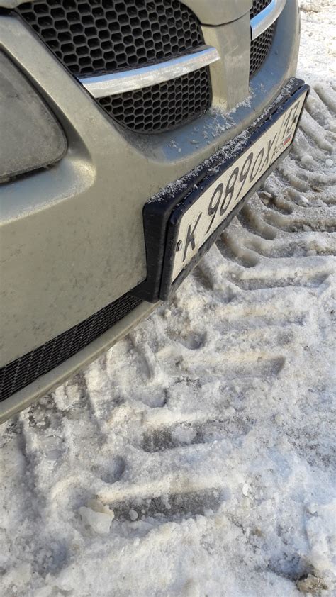 Подиум под номер — Nissan Almera II (N16), 1,5 л, 2005 года | стайлинг ...