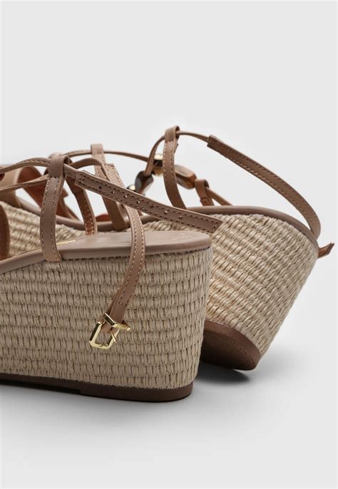 Sandália Vizzano Pedraria Nude Compre Agora Dafiti Brasil