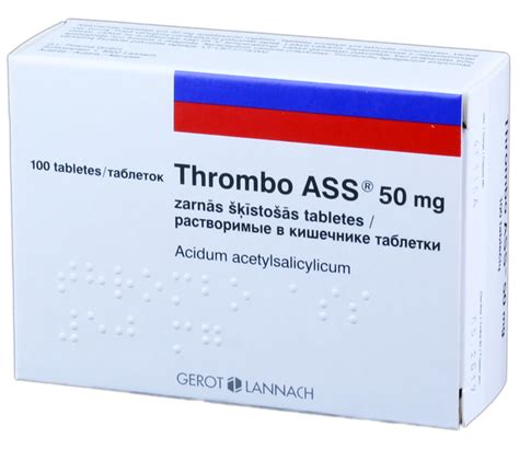 THROMBO ASS mg pills pcs Mēness aptieka