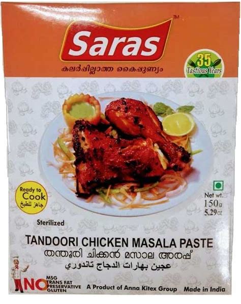 Saras Tandoori Chicken Masala Paste Metro Grocery Shop